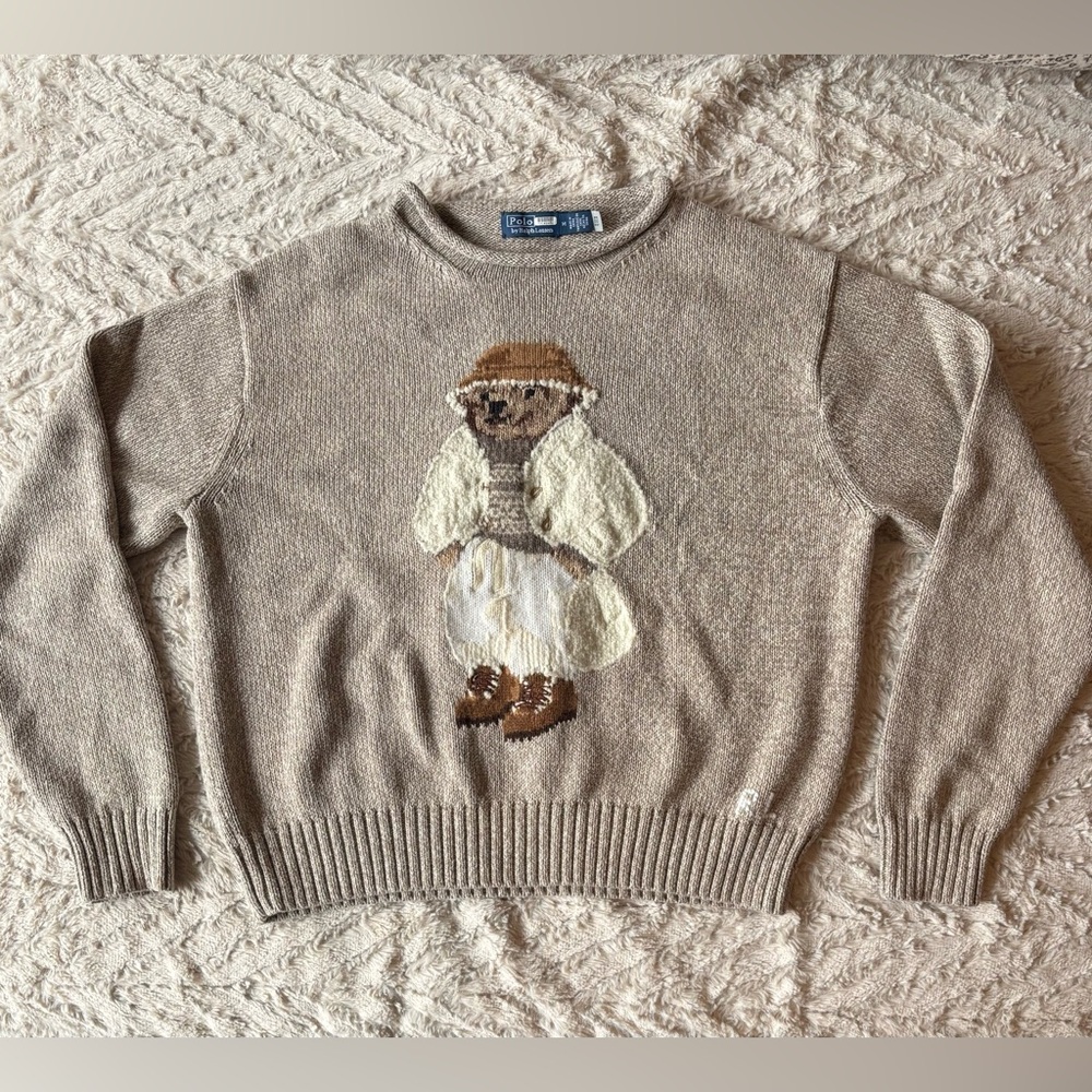 Ralph Lauren Polo Bear Sweater AUTHENTICTIC M